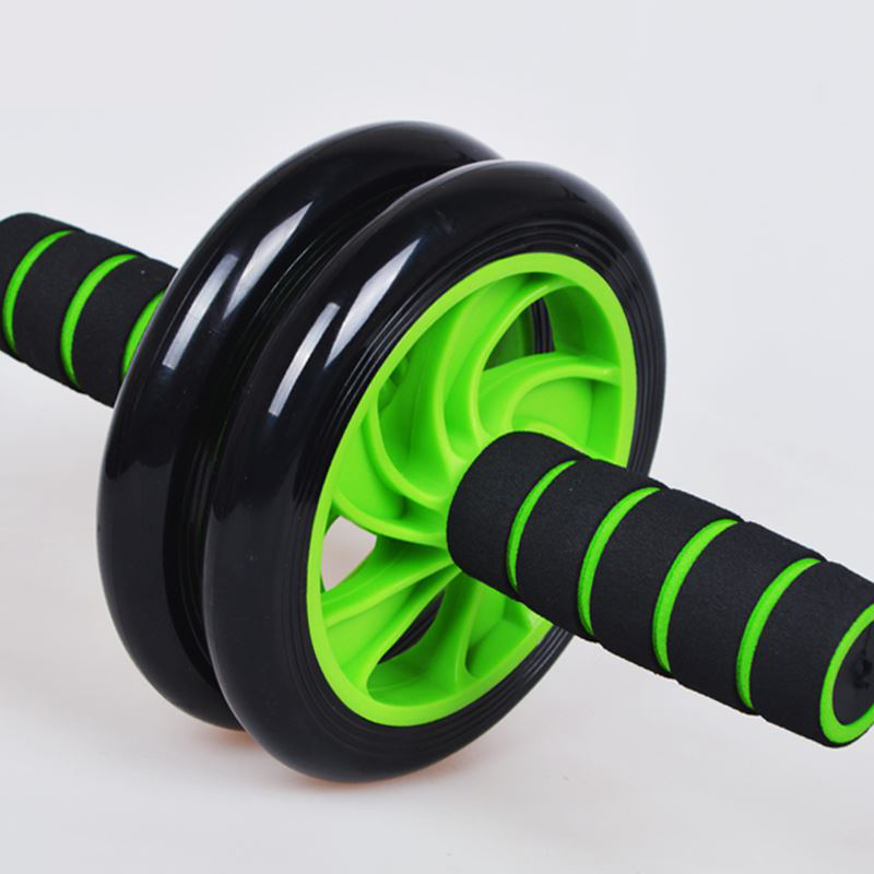 Abdominal wheel, abdominal muscle wheel, home fitness equipment, two-wheel mute, fitness wheel, roller, two-wheel