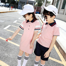 Kindergarten Summer Han Primary School Uniform Kids Summer Short Sleeve Class Summer