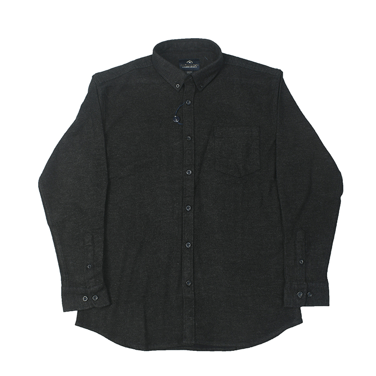 Brushed Velvet Niche Retro Distressed Washed Work Shirt Casual Basic Pure Cotton Shirt 1048