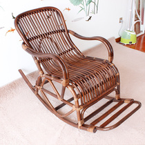 Sleeping chair balcony bedroom living room leisure recliner pure hand woven lazy person getaway chair master chair rocking chair