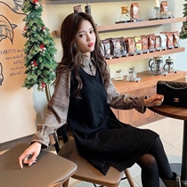 Sandro Moscoloni knitted dress dress woman 2021 autumn winter new fake two little loose temperament