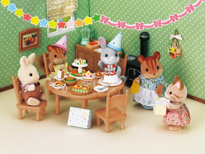 Япония EPOCH лес семья игрушка SYLVANIAN FAMILIES партия сочетание розничный
