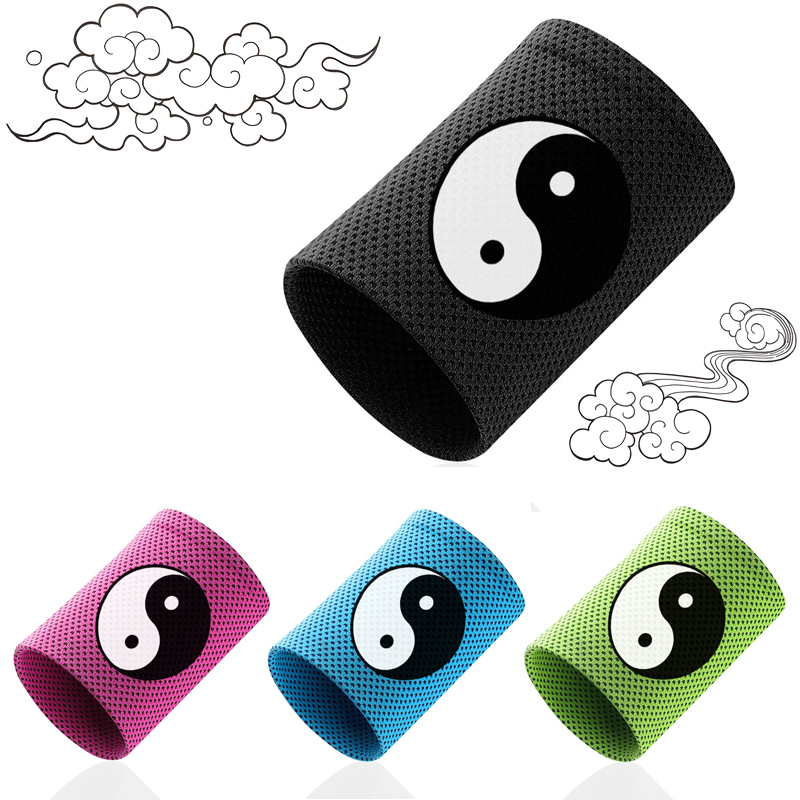 Taoist Tai Chi Wristband Bagua Yin and Yang Thin Wristband Practice Protective Gear Wipe Sweat Absorbent Breathable Ice Silk Sports Wristband Taoist Tai Chi Wristband Bagua Yin and Yang Thin Wristband Practice Protective Gear Wipe Sweat Absorbent Breathable Ice Silk Sports Wristband