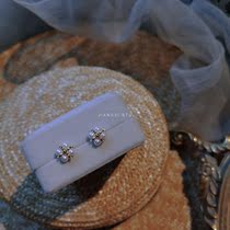 JZ STU natural pearl 2020 New Tide earrings female Japanese sense simple cold wind ear clip without ear hole