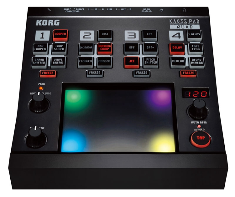 【總代理行貨】KORG KAOSS PAD QUAD 科音 觸摸式DJ效果器打擊墊-Taobao