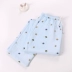 Quần pyjama quần cotton nữ mùa thu và quần mùa đông Quần cotton hoạt hình có thể mặc bên ngoài chần bông kích thước lớn phụ nữ mang thai quần ngủ quần ống suông nữ Quần tây