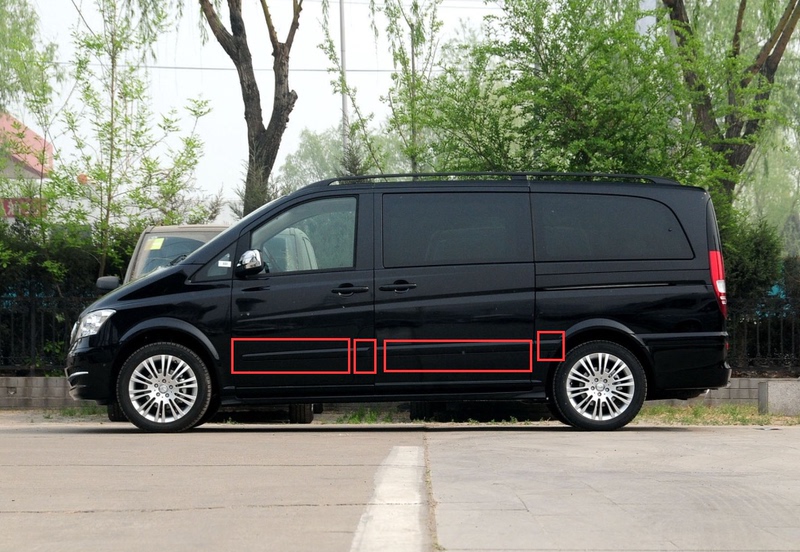 Fujian Benz Viano Vito Body Trim Door Trim Anti-Scratch Strip Decorative Strip
