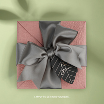 ins wind gift wrapping paper big size superior gift box silk with material suit birthday gift paper Valentines Day