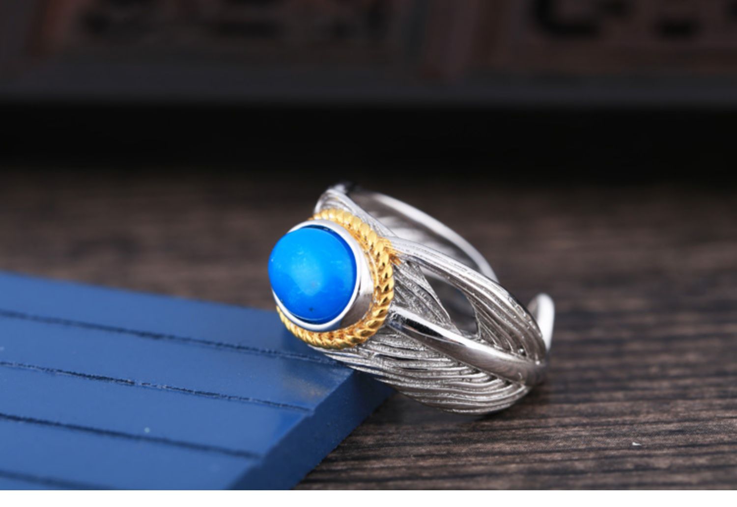 Nhẫn bằng bạc 925 sterling trống hỗ trợ trống dát sáp ngọc lam hỗ trợ nhẫn 8 * 10 7 * 9 6 * 8 9 * 11 nhẫn cưới pnj