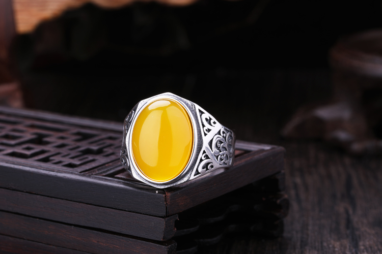 Nhẫn bạc 925 sterling trống hỗ trợ trống sáp ong cài đặt màu ngọc lam thiết lập 11 * 14 12 * 16 13 * 18 15 * 19 mẫu nhẫn nữ đẹp