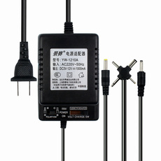 Силовой трансформатор 可调电压电源适配器3v4.5v6v7.5v9v12v1a收音机复读机直流变压器
