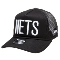 Anh mua New Era Brooklyn mũ bóng chày lưới đen Mũ MLB NETS mũ cổ điển - Bóng chày 	găng tay bóng chày giá rẻ
