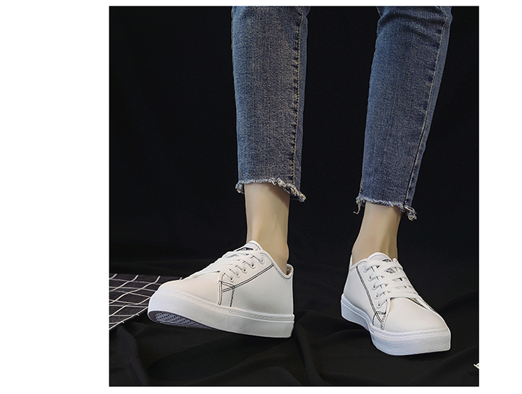 Giày vải nữ phiên bản Hàn Quốc của sinh viên hoang dã Harajuku ulzzang board giày retro phong cách Hồng Kông chic giày nữ trắng giay the thao nu