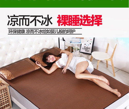 Summer ghế mây 1.8m gấp giường mat thảm 0,9 1,5m đôi ký túc xá sinh viên độc thân mat 1,2m - Thảm mùa hè chiếu nằm điều hòa