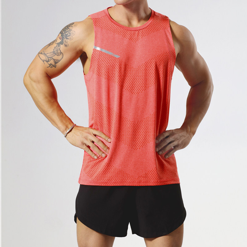 Fitness clothing sports vest men's loose breathable quick-drying sleeveless track and field training suit suit marathon running vest - Taobao