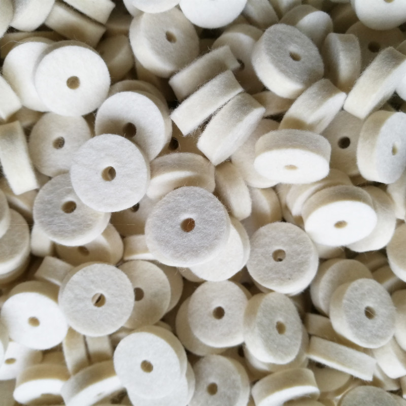Imported Australian Wool Enameled Wool Felt Winding Machine Over-Thread Cotton Crimping Thread Clamp Round Weaving Cleaning Tensioner Wool Felt