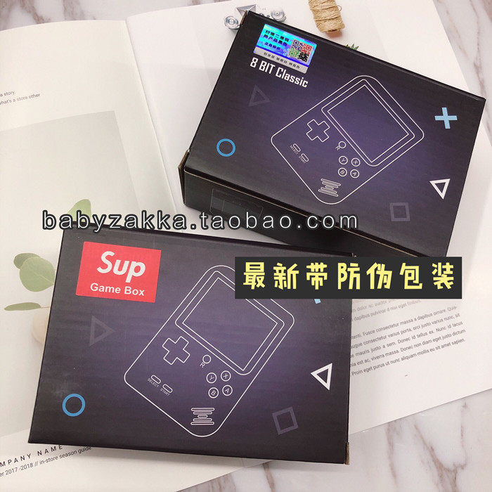 Sup x Game Box retro cổ điển màu màn hình cọ FC game máy arcade thời thơ ấu cổ điển cầm tay mini cầm tay máy chơi game mini cầm tay