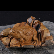  Taihang Yabai toad Golden toad attracts wealth wealth auspicious ornaments woolen hand strings Buddha beads conforming to the shape of the original leather handle