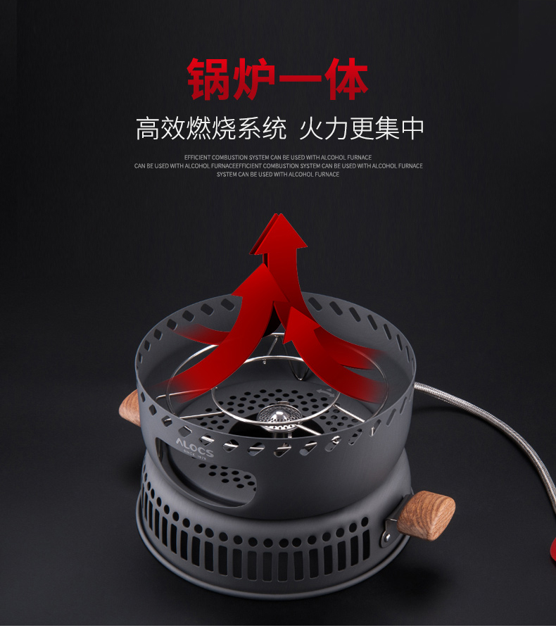 Con đường tình yêu khách hàng bên ngoài bếp cồn đặt nồi lẩu di động bếp lò 1-2 người lẩu nhỏ - Bếp lò / bộ đồ ăn / đồ nướng dã ngoại bếp ga nhỏ