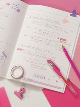 nakabayashi Zhonglin Japanese logic Color B5 Notebook notepad Gradient Color Logic Notes Office Soft Transcript Notebook Notebook university students soft-face transcript minutes