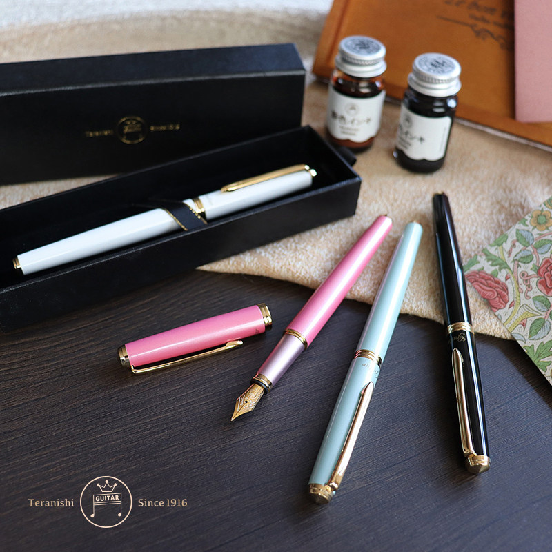 Nakabayashi Zhonglin Japanese Fountain Pen, Elementary School Student Pen, Student-Specific Third-Grade Pen, Men's Business High-End Pen for Boys and Girls, Calligraphy Practice Ink Cartridge Pen, Exquisite Retro Art Pen