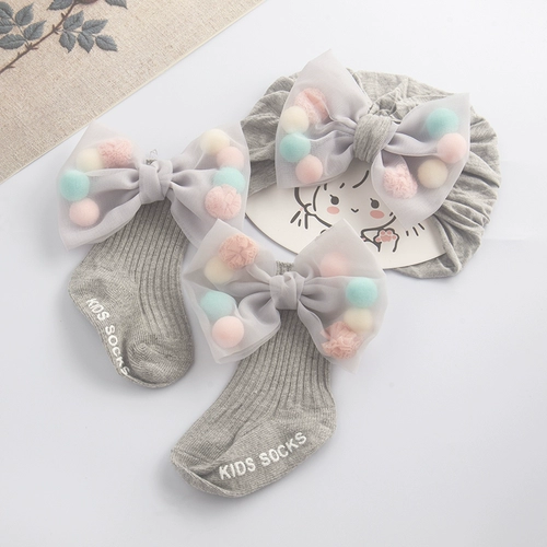 Летние тонкие носки для раннего возраста, милый кружевной комплект подходит для мужчин и женщин для девочек с бантиком