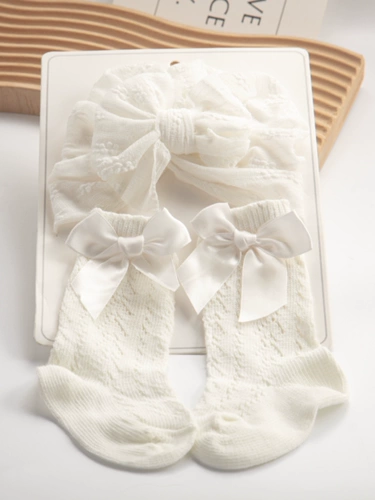 Носки для новорожденных, летний комплект, летняя милая детская шапка, в цветочек, Индия