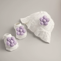 Сиреневый, в цветочек