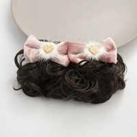 Розовый шар для волос