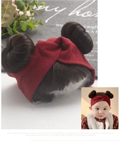 Винный красный ремень парика