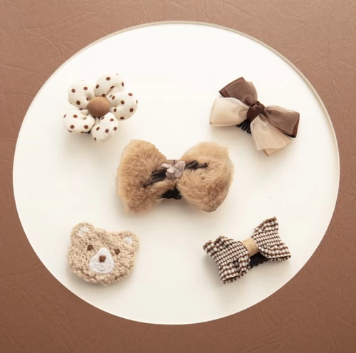 Детская безвредная заколка для волос, детский аксессуар для волос для принцессы, щипцы, комплект, не повреждает волосы