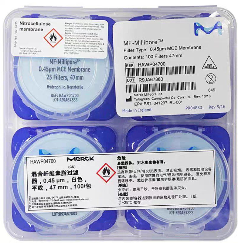 Millipore Hawp04700 0.45Um Mixed Cellulose Filter Membrane Sdi Membrane 47mm