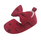 Летние туфли для раннего возраста для девочек для принцессы с бантиком, нескользящая спортивная обувь, 0-1 лет, мягкая подошва