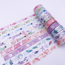 Dream Little Fresh Girl Constellations DIY Hands Tent Material Diary Hand Ledger Adorable Whole Curly and Paper Adhesive Tapes
