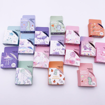 Sulphuric acid paper PET dreamy marine cute retro and paper adhesive tape DIY hand tent material diary to decorate dinosaur whole roll