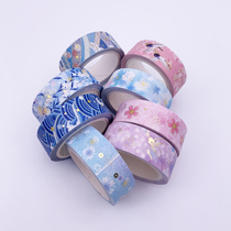 4 m RELEASE PAPER CHERRY BLOSSOM FRESH XUAN CRANE AND WIND DIY HANDBILL MATERIAL DIARY HAND LEDGER ADORABLE ADORABLE AND PAPER ADHESIVE TAPES
