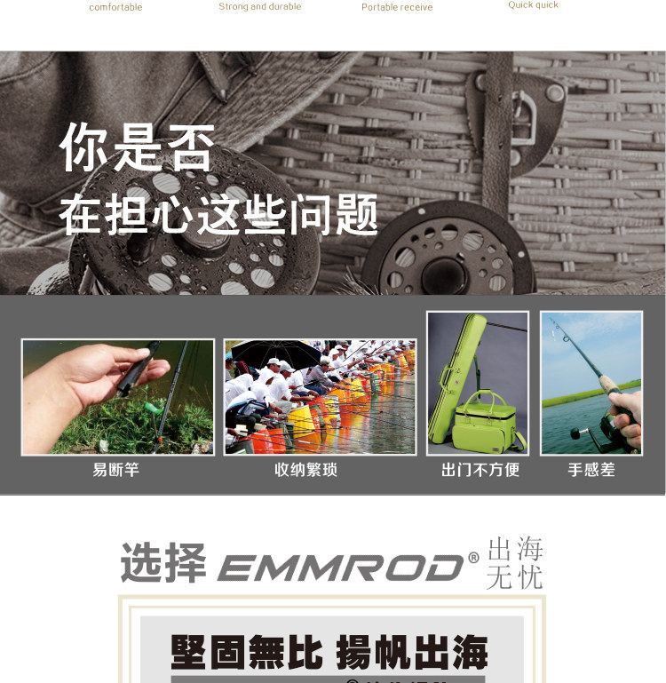 Ice удочкой emmrod超小迷你版 冰钓竿钓鱼竿冬季鱼竿套装 冰钓渔具套装iz-xm MEDICOM
