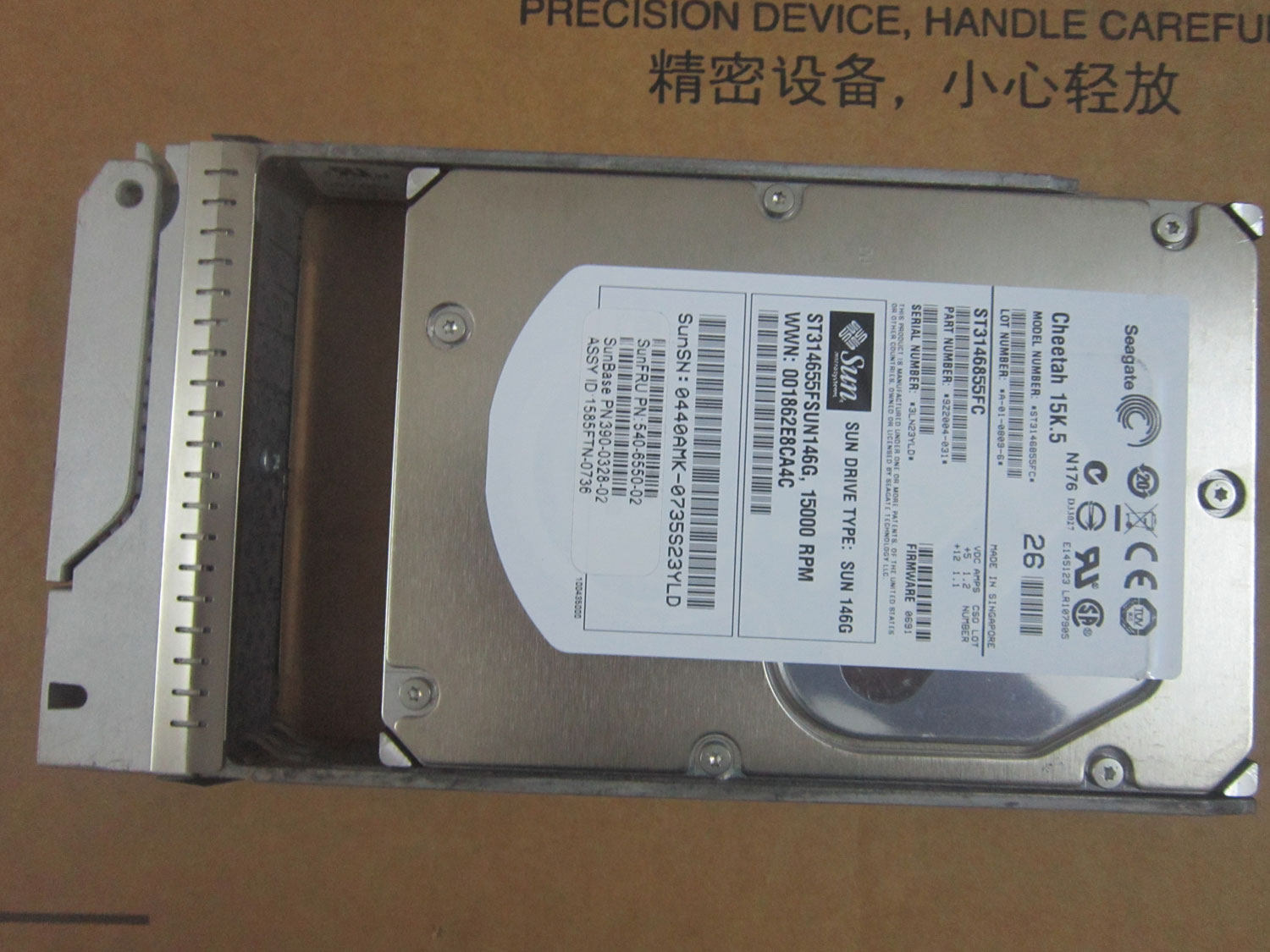 SUN 540-6550 390-0328 146G 15K ST3146855FC 6140 6180 storage hard disks