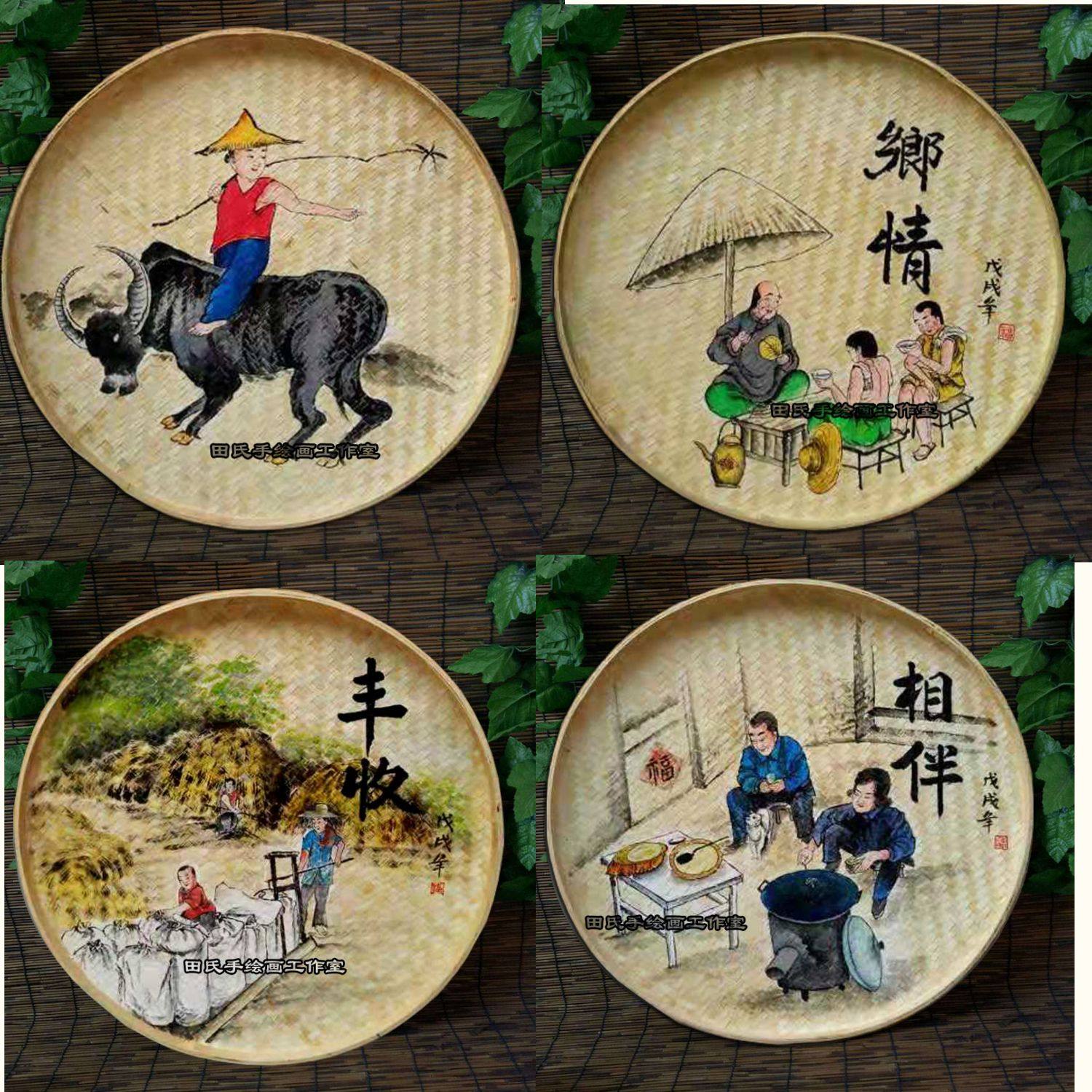 簸箕画风景,簸箕画花朵,簸箕画(第10页)_大山谷图库