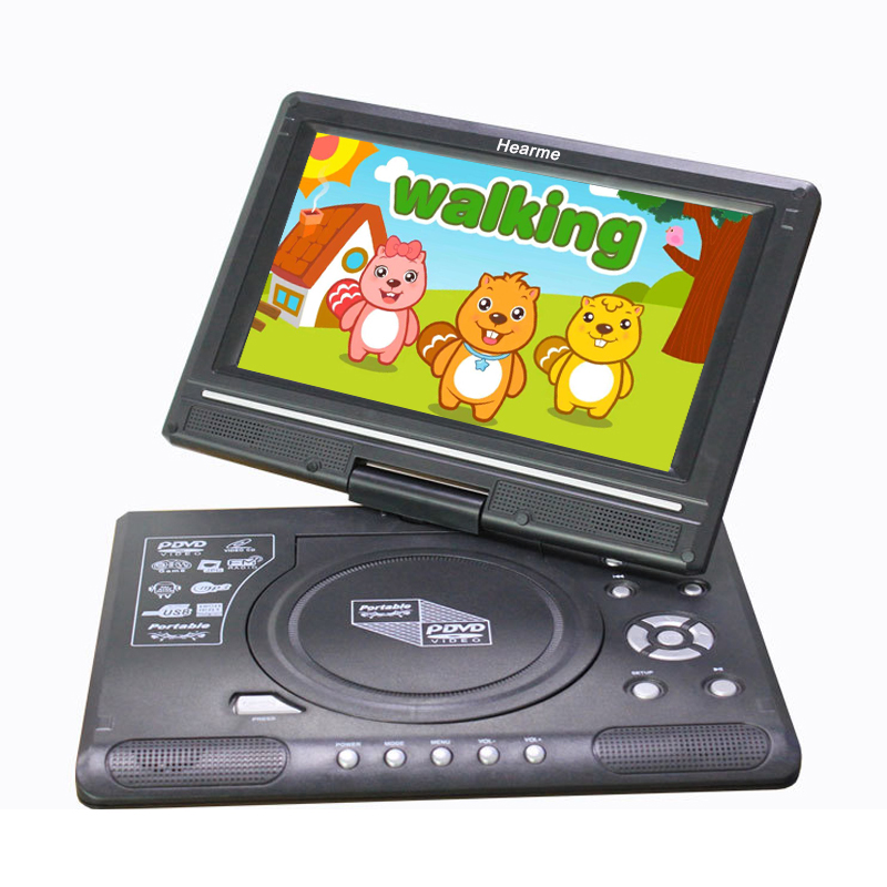 Mobile DVD Player HD 9 inch Portable EVD DVD Player English CD Learning Machine Video Small TV