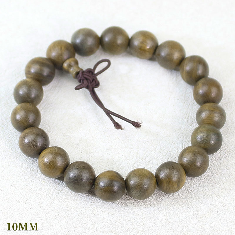 绿檀木手串沉水老料108颗佛珠手链新中式文玩男女款国潮饰品批发详情16