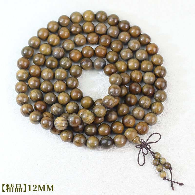 绿檀木手串沉水老料108颗佛珠手链新中式文玩男女款国潮饰品批发详情26