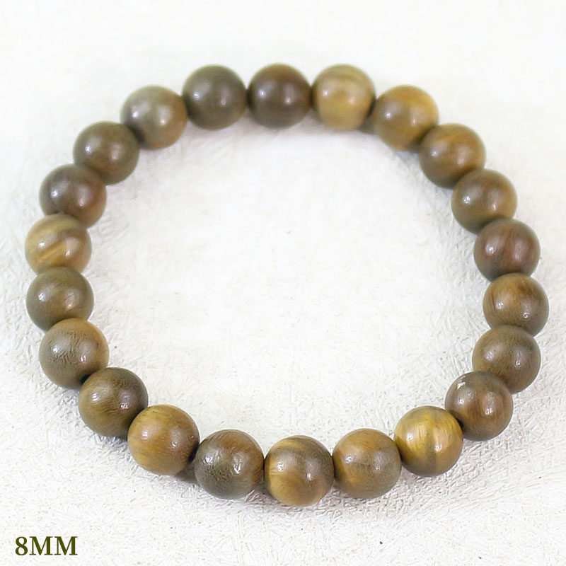 绿檀木手串沉水老料108颗佛珠手链新中式文玩男女款国潮饰品批发详情7