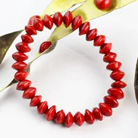 Nhà máy trực tiếp Blood Bodhi Bracelet Red Bodhi Bead Bracelet Red Heart Bodhi Bracelet Mân côi nam nữ đá mắt hổ