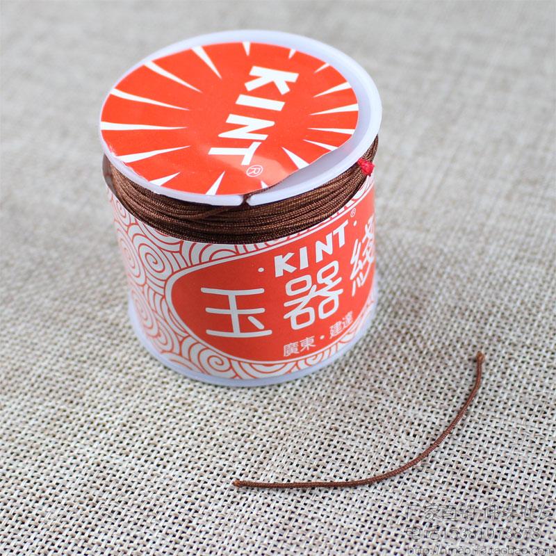 DIY Hạt Vòng tay Vòng tay Dây thừng không đàn hồi 0.8mm Dây chuyền ngọc mịn Dòng màu đỏ Dây bện bện Trung Quốc 72 # Dây bện - Vòng đeo tay Clasp vòng tay phong thủy neja