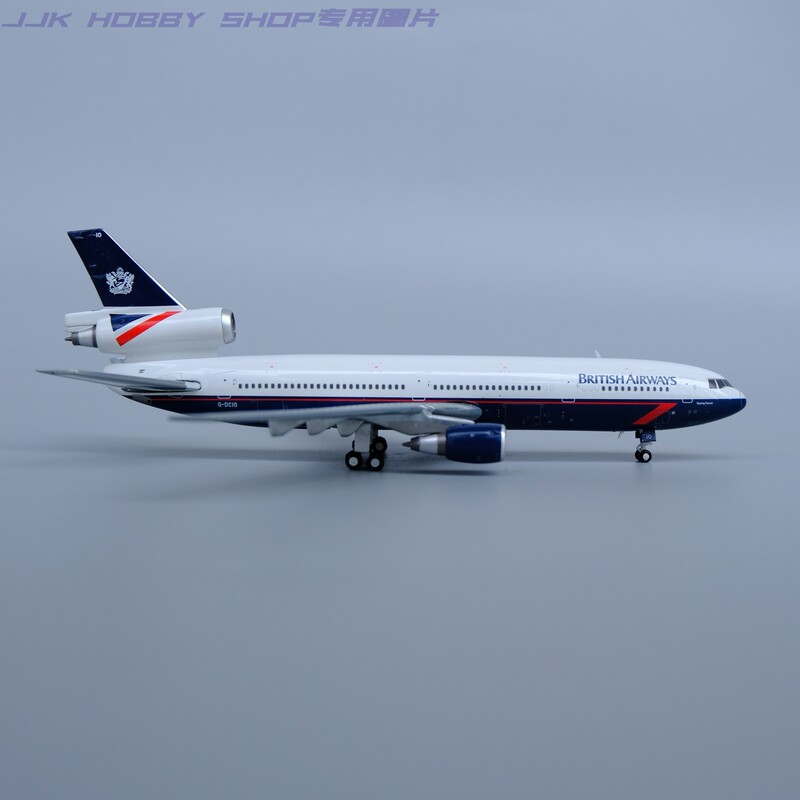Z² Z2 Model 1/400 British Airways Mcdonnell Douglas Dc-10 G-Dcio Model Length 14cm