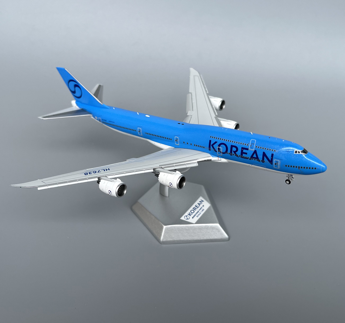 HX Models 1/400 Korean Air Boeing 747-8i HL7638 Finished Aircraft
