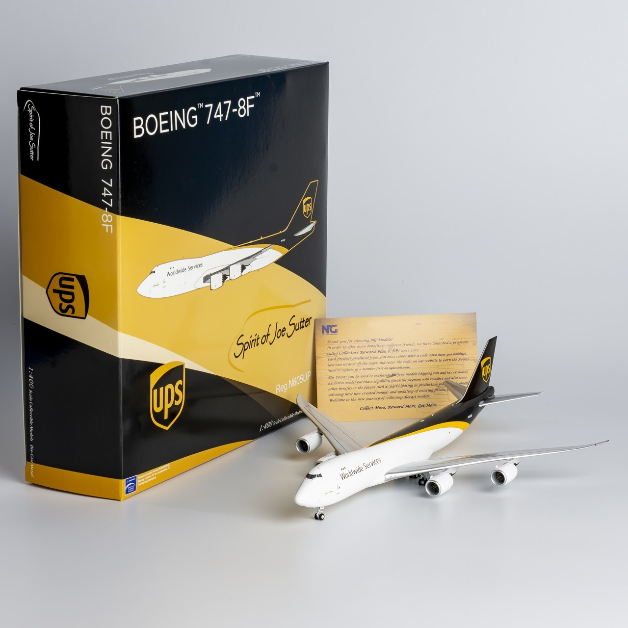 航空機・ヘリコプター UPS 747-8F N605UP 1/400 NG 1/400 UPS Boeing 747-8F N605UP 78026 Finished Aircraft Model | eBay