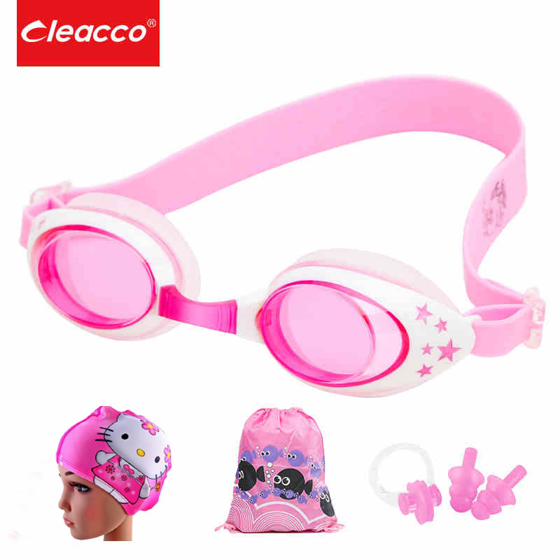 Liku children's swimming goggles boys and girls children's swimming goggles anti-fog waterproof swimming cap children's swimming goggles kids