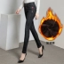 Cộng với quần jean cạp cao cạp cao quần dài quần mẹ tải quần mùa thu và quần áo mùa đông quần nữ trung niên 40-50 tuổi Quần áo của mẹ